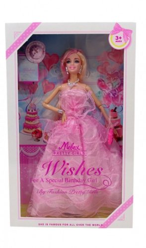 Divat baba többféle party ruhában