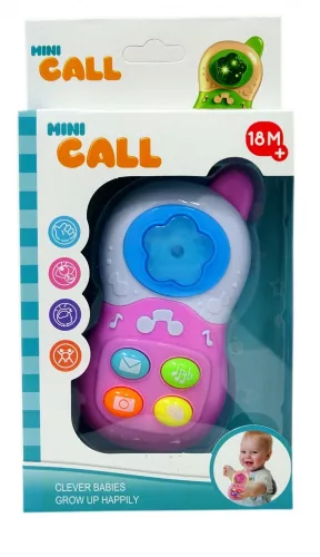 Bébi telefon - elemes - dobozban - 48952