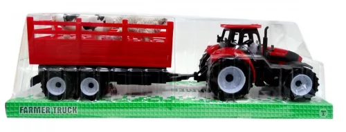 Traktor állat szállítmánnyal