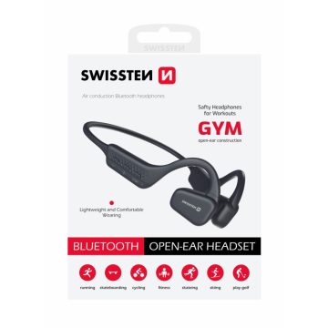   Swissten GYM légvezetéses bluetooth fülhallgató sportoláshoz