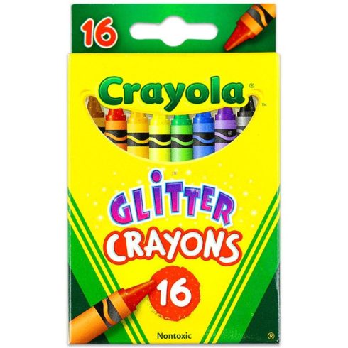 Crayola - Csillámos zsírkréta 16 db-os