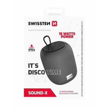 Swissten Sound-X bluetooth hangszóró, 15W, fekete