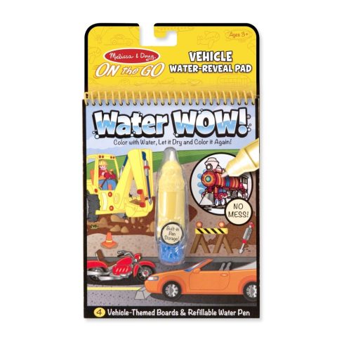 Melissa & Doug Kreatív játék, Rajzolás vízzel-járművek