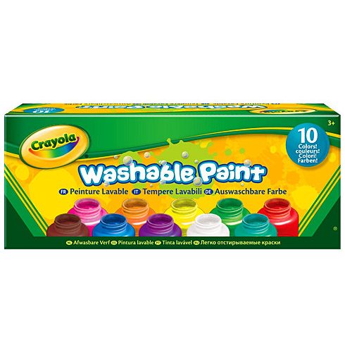 Crayola Lemosható festék 10 színben