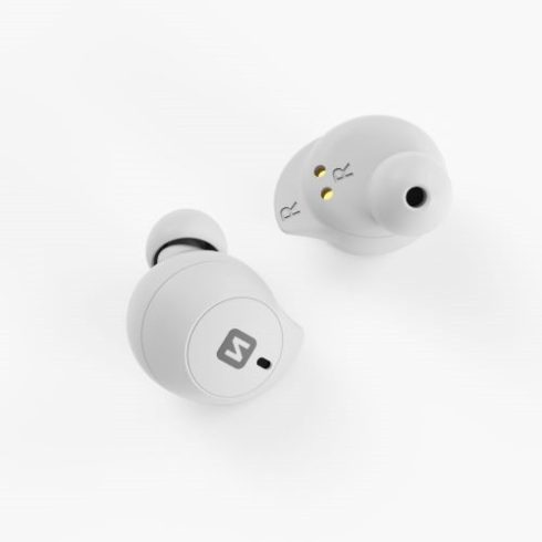 Swissten Stonebuds TWS bluetooth fülhallgató, fehér