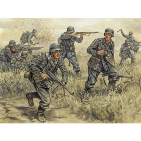 Italeri - WWII- German Infantry makett  1:72