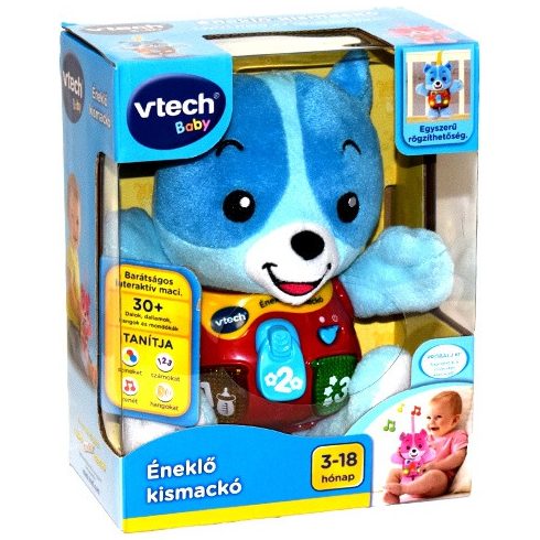 V-Tech: Éneklő kismackó - kék