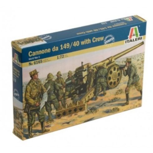 Italeri - WWII- Cannone da 149/ 40 with crew makett  1:72