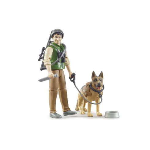 Bruder figura vadász kutyával és tartozékokkal 62660