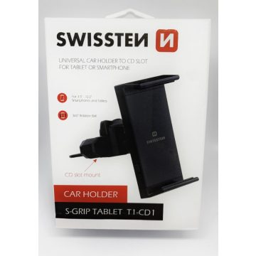 Swissten autós tablet tartó CD nyílásba, T1-CD1