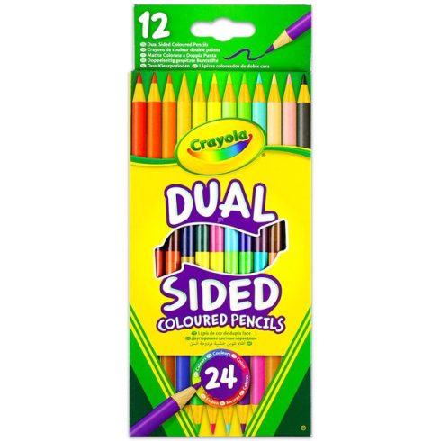 Crayola - Kétvégű színes ceruza 12 db-os