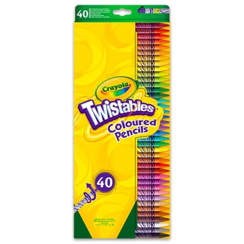 Crayola csavarozható színes ceruza 40 db