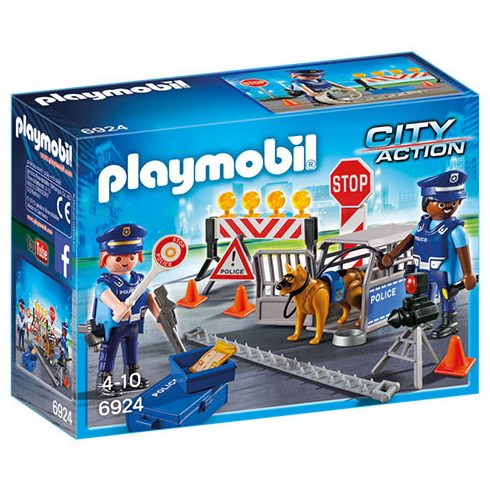 Playmobil - Rendőrségi útlezárás 6924