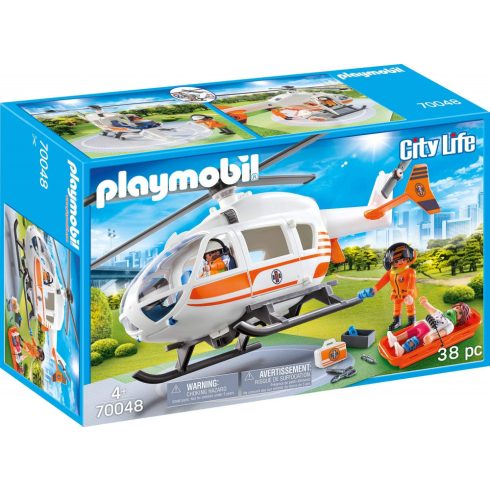 Playmobil - City Mentőhelikopter - 70048