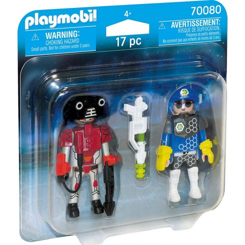 Playmobil - Duo Pack - Űrrendőr és Űrbandita - 70079