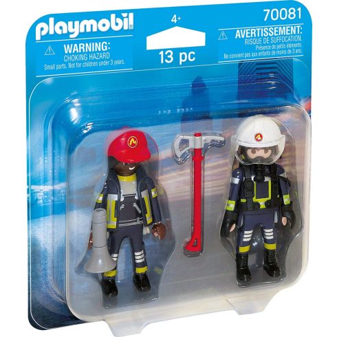 Playmobil - Duo Pack - Tűzoltó és Tűzoltónő - 70081