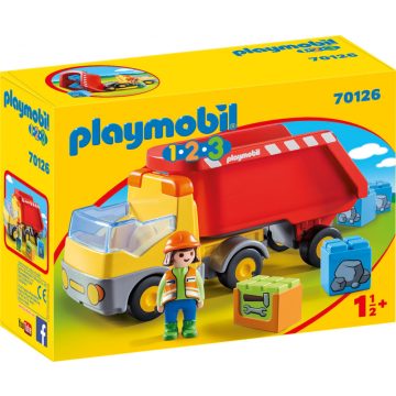 Playmobil - 1.2.3 Billenős teherkocsi 70126