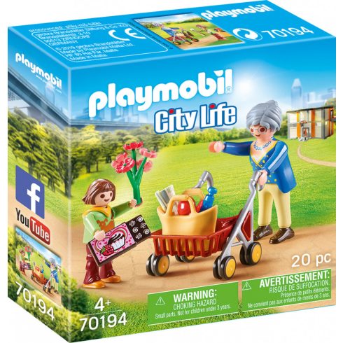 Playmobil - Nagyi guruló járókerettel 70194