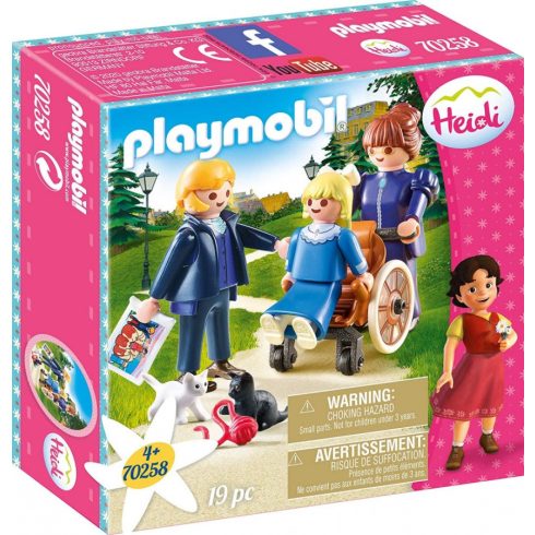 Playmobil - Clara, Apu és Rottenmeier kisasszony 70258