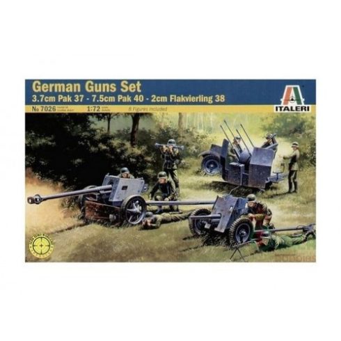Italeri német fegyverkészlet 1/72 (modellkészlet)