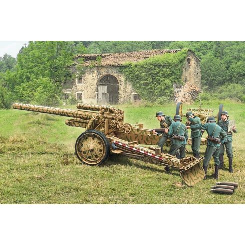 Italeri - 15 cm Field Howitzer / 10,5 cm Field Gun makett 1:72