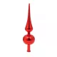 Csúcsdísz - piros színben - zacskóban - 22 cm - 70844