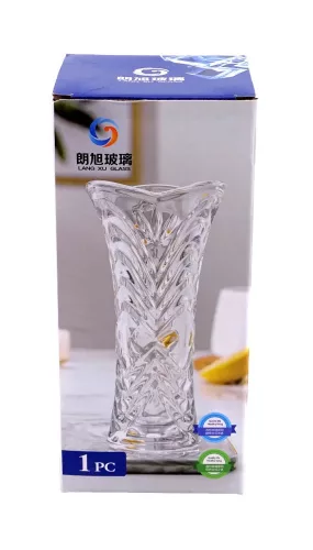 Üveg váza, 17,5 cm, 71659