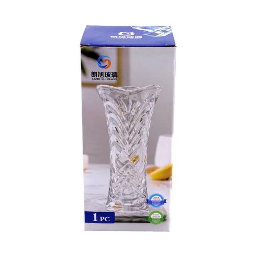Üveg váza, 17,5 cm, 71659