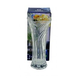 Üveg váza - kristálytiszta - 17,5 cm - 71660