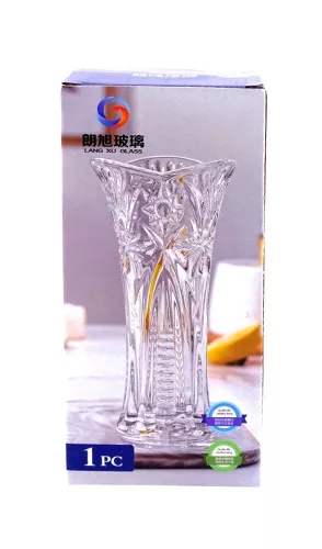 Üveg váza - 17,5 cm - 71661