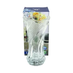 Üveg váza - kristálytiszta - 24,5 cm - 71662