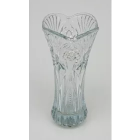 Üveg váza - kristálytiszta - 19 cm - 71778