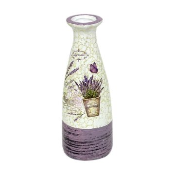 Váza - levendulás - 20 cm - 72016