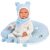 Llorens - Lalo újszülött sírós fiú baba holdacska alakú párnával 42cm