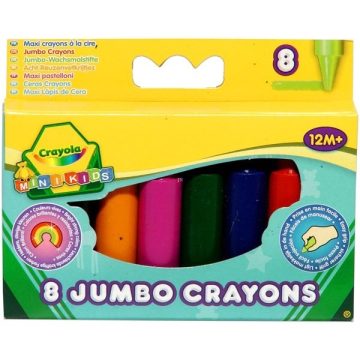 Crayola - 8 db színes tömzsi viaszkréta