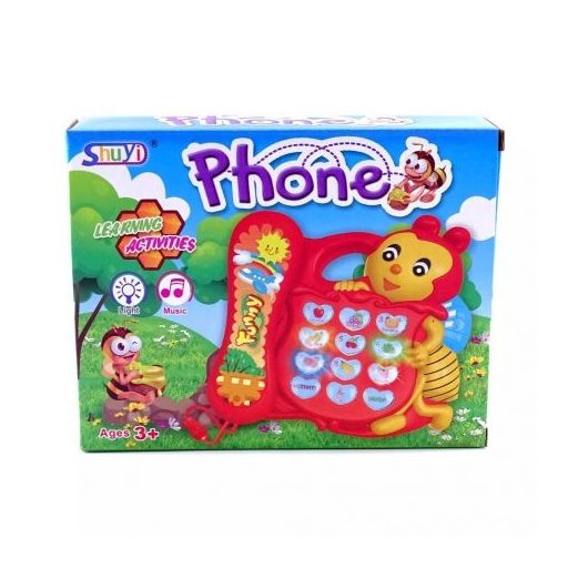 Zenélő telefon - méhecskés - 82488