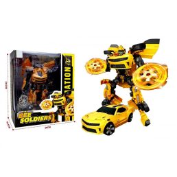 Átalakulós robot dobozban - Sárga