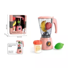 Turmixgép dobozban - elemes - pink