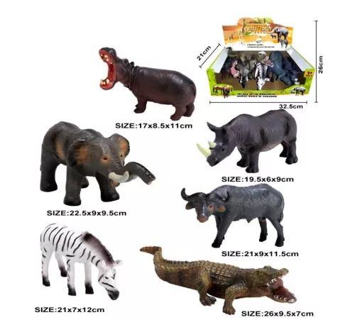 Afrikai Állatok figura szortiment