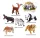 Műanyag állat figurák szortiment