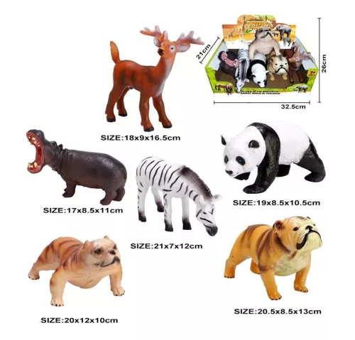 Műanyag állat figurák szortiment