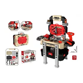 Szerszám szett bőröndben - elemes