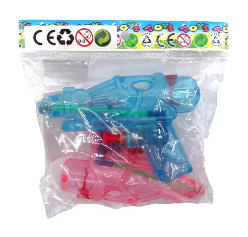 Vízipisztoly zacskóban - 13 cm - 2 darabos csomag - 90370