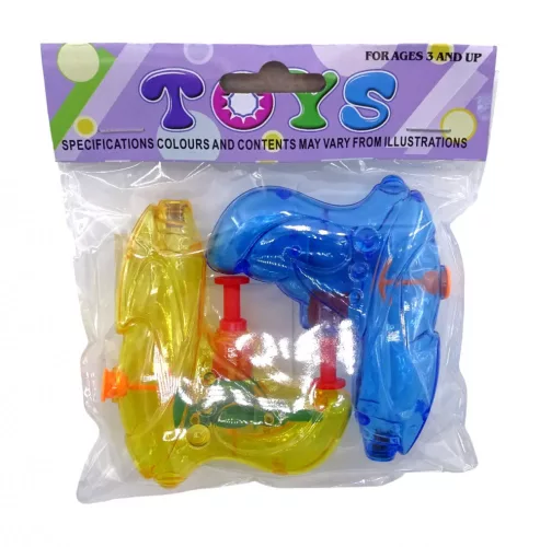 Vízipisztoly zacskóban - 14 cm - 2 darabos csomag - 90380