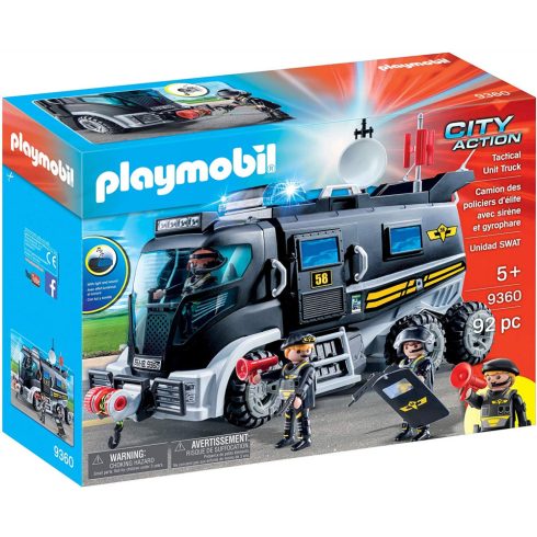 Playmobil - Rendőrségi Rohamkocsi Fénnyel és Hanggal - 9360