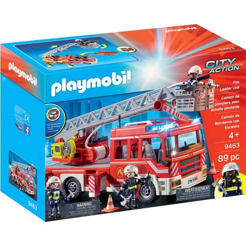 Playmobil - Tűzoltóautó emelőkosárral - 9463