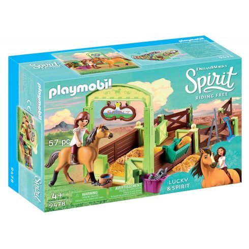 Playmobil - Lucky és Szilaj Istállóval - 9478
