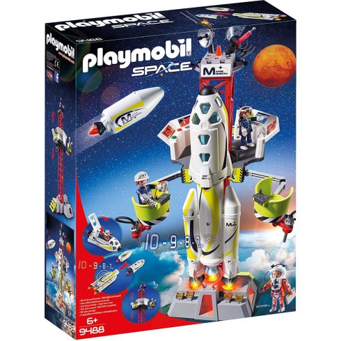 Playmobil - Space - Mars Rakétalövő Állomás - 9488
