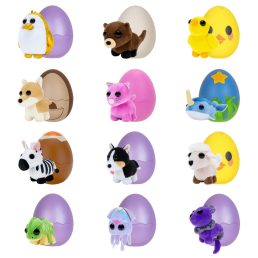   Adopt Me meglepetés plüss tojás virtuális kóddal 13 cm-es plüssfigurábal (3. széria)
