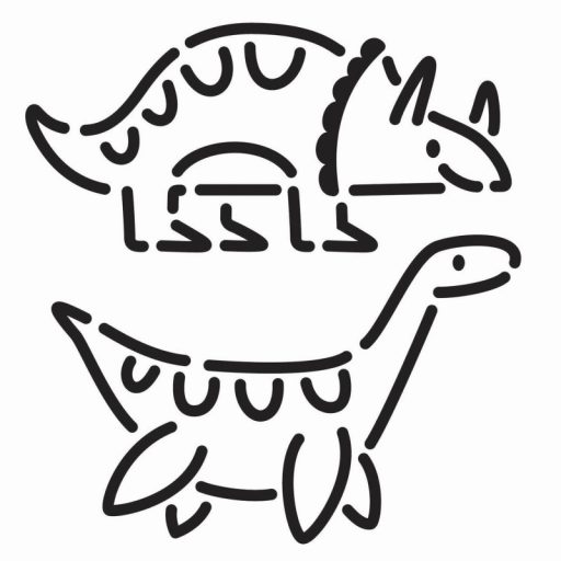 Színező és modellező kreatív készlet - Dinoszauruszok